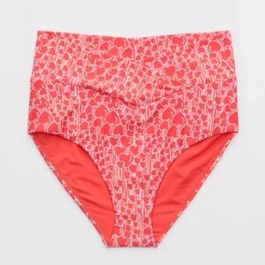 NWT Aerie Crossover High Waisted Bikini Bottom